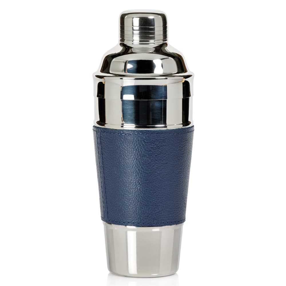 Laguna Nickel & Leather Cocktail Shaker