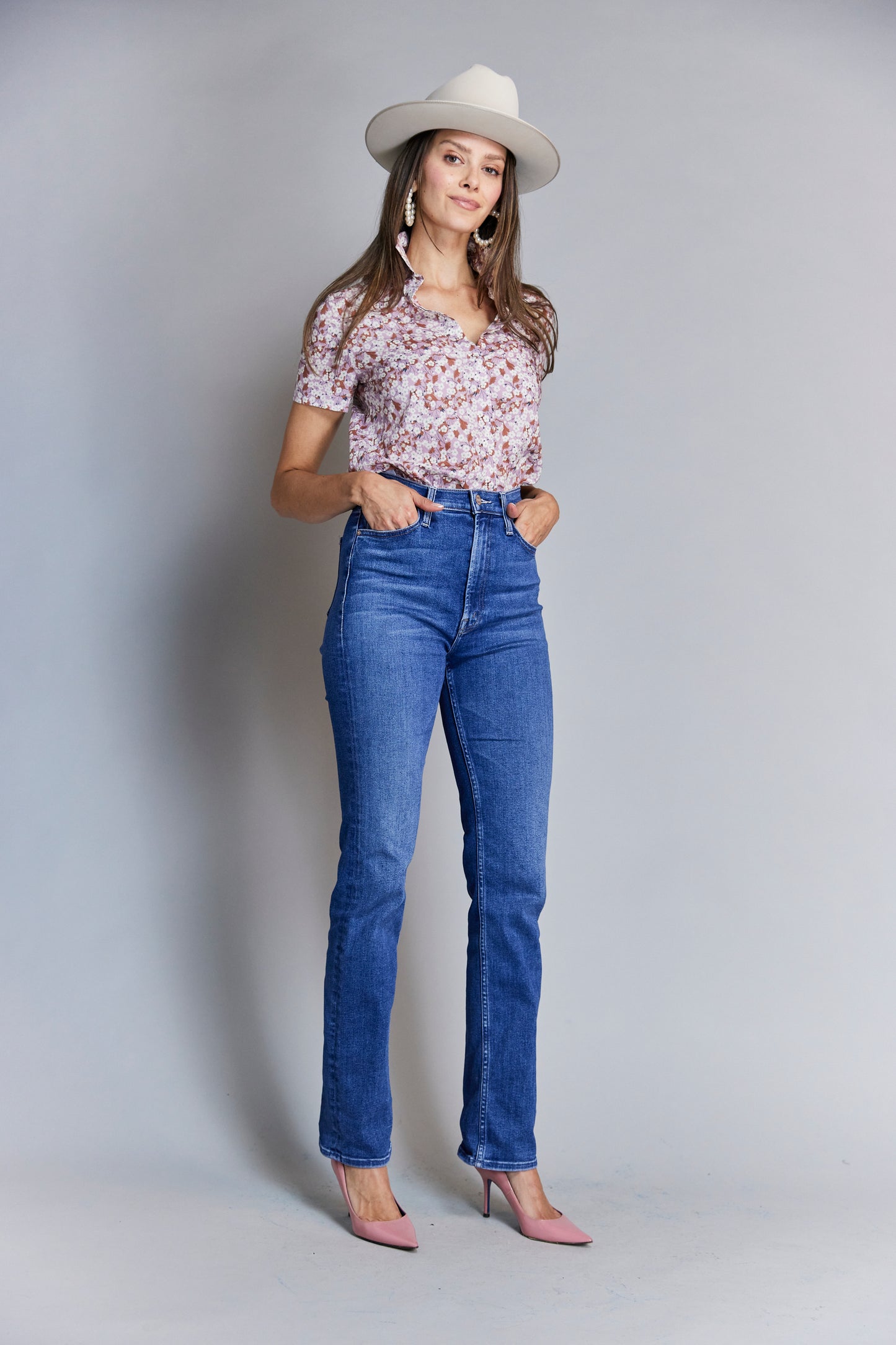 Floral Mitsi Kate Blouse