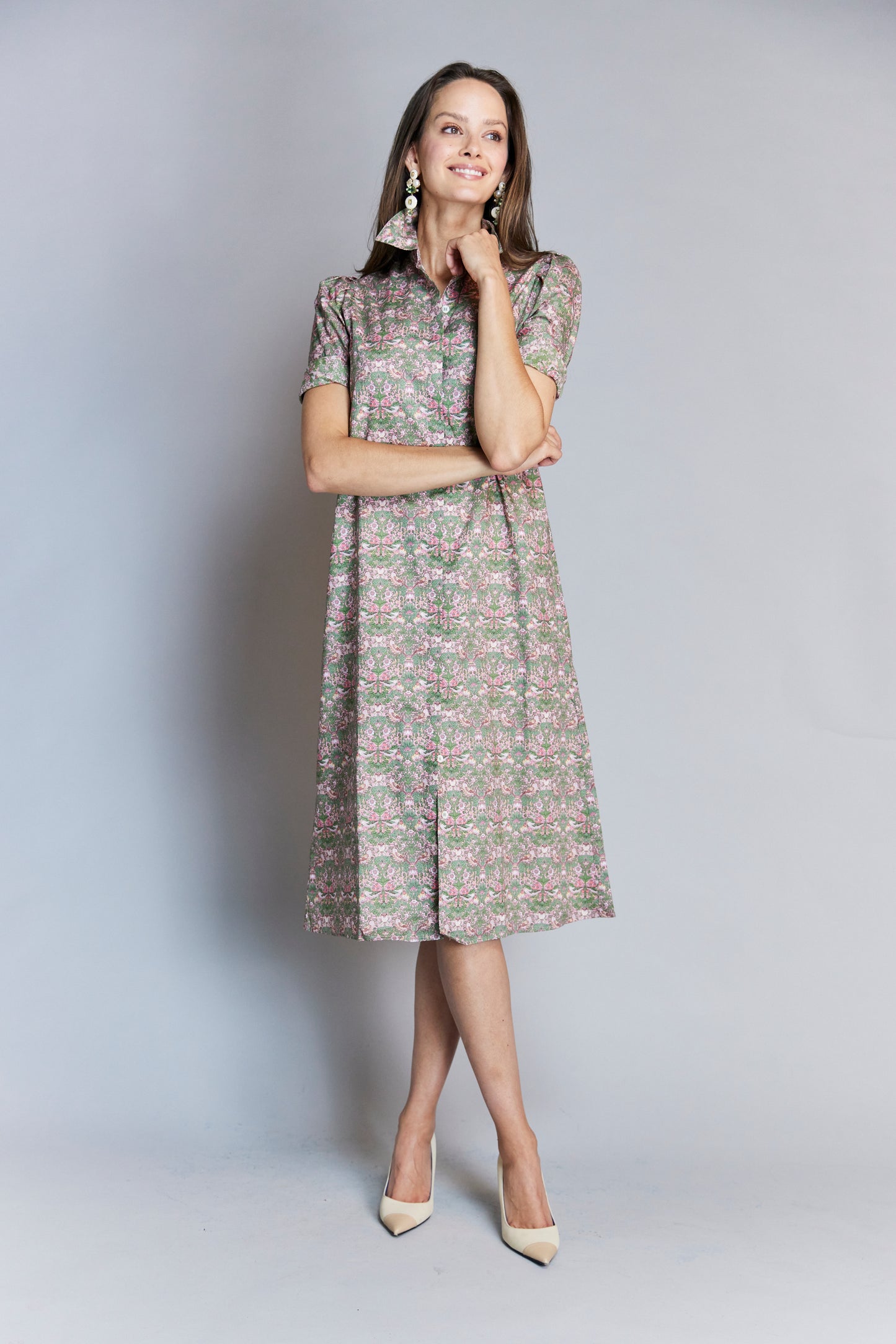 Long Tracy Strawberry Dress