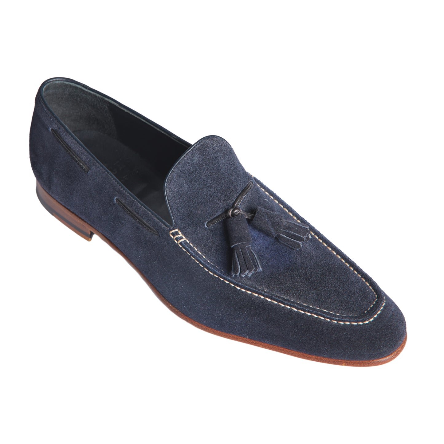 Martin Tassel in Navy Suede