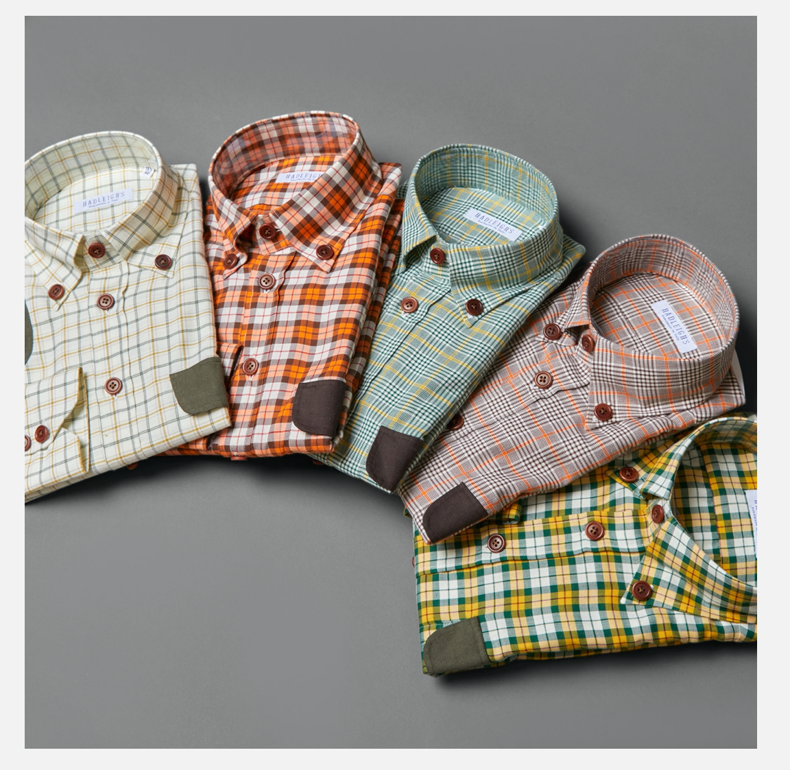 Rip Field Shirt in Yellow/Green Over Check