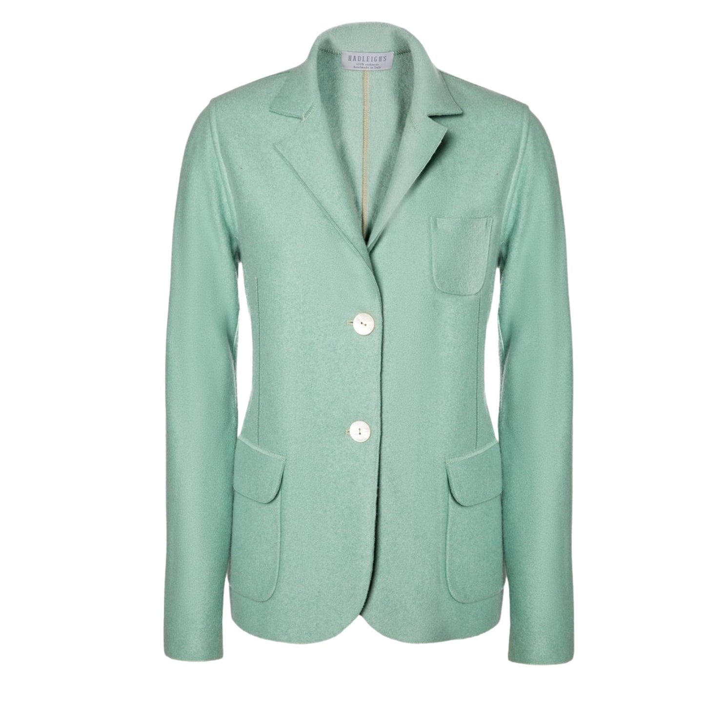 Shelby Cashmere Blazer in Sage Green