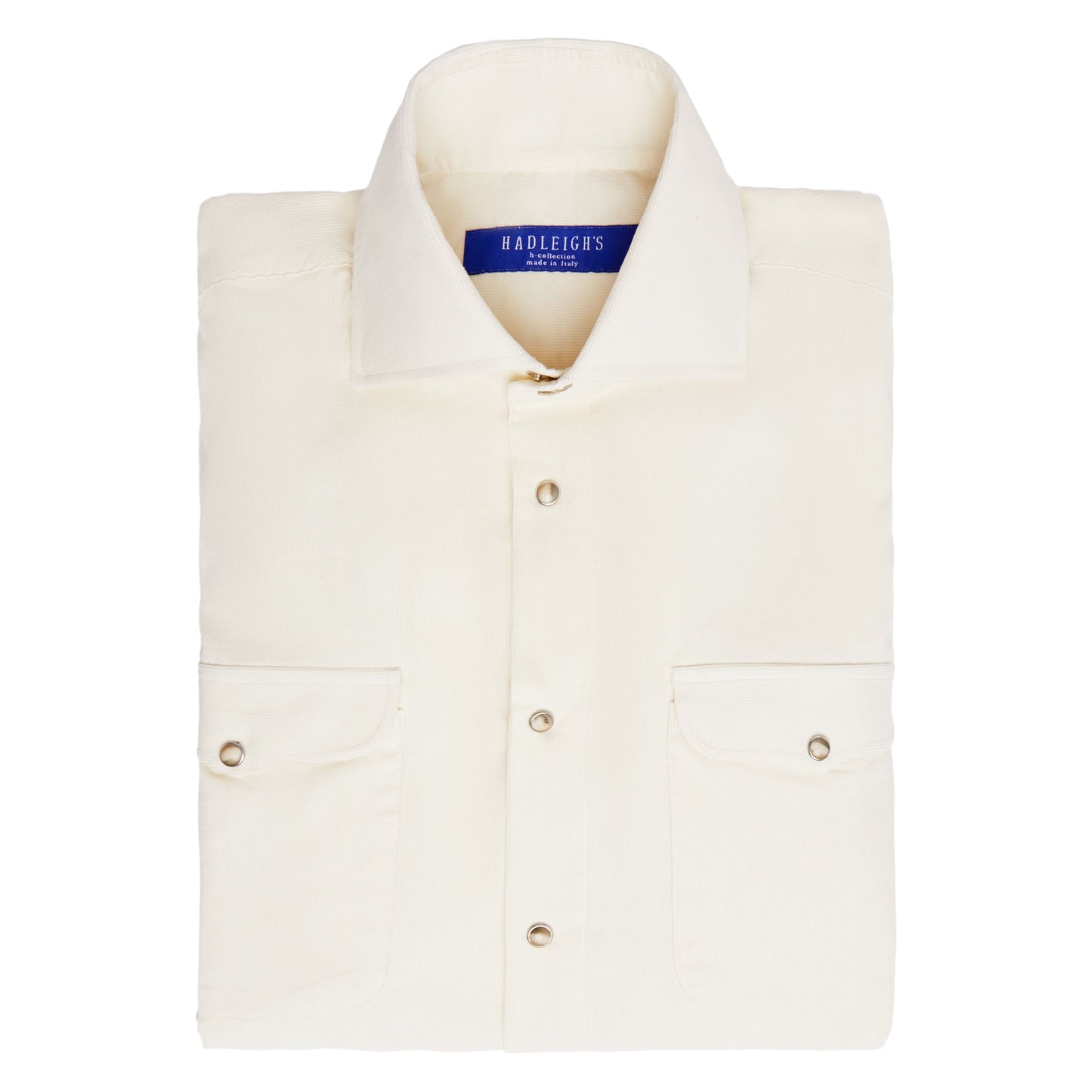 Kacey Shirt in Ivory Pinwale Corduroy
