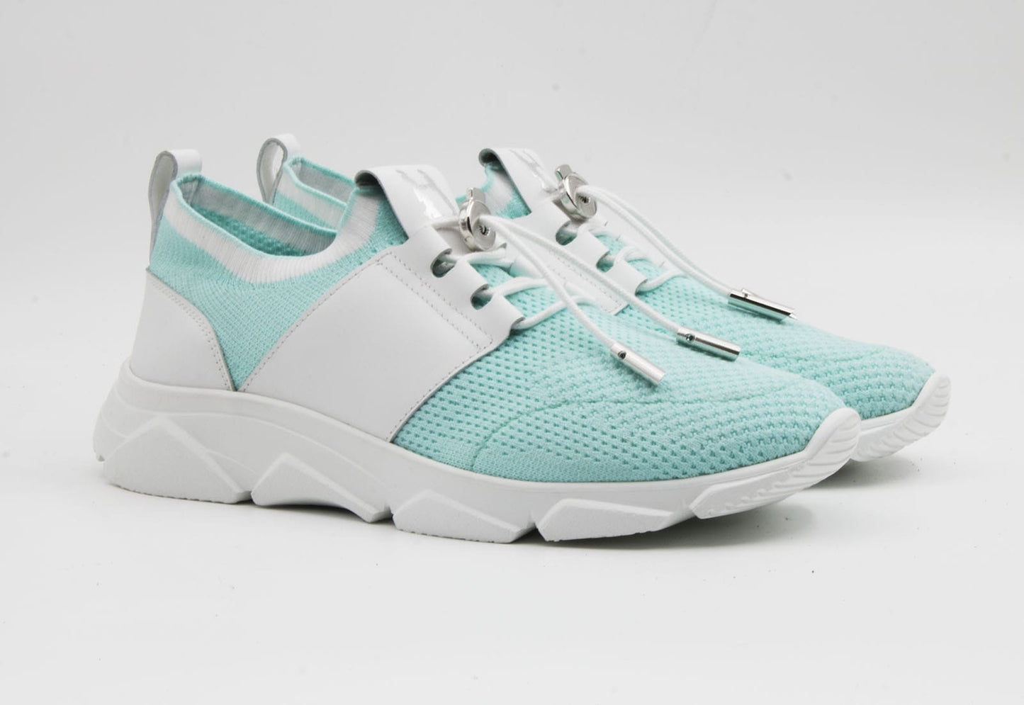 Perla Mesh Sneaker in Aqua