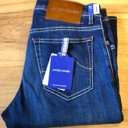 5 Pocket Regular Slim Fit Bard Blue Jeans