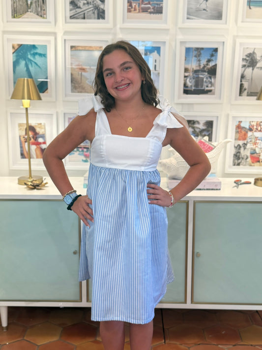 HGIRL JUNIOR EVY DRESS IN BLUE