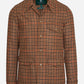 Marco Overshirt in Tan/Brown Check