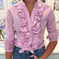 HGIRL BELINDA BLOUSE IN LAVENDER GLEN PLAID