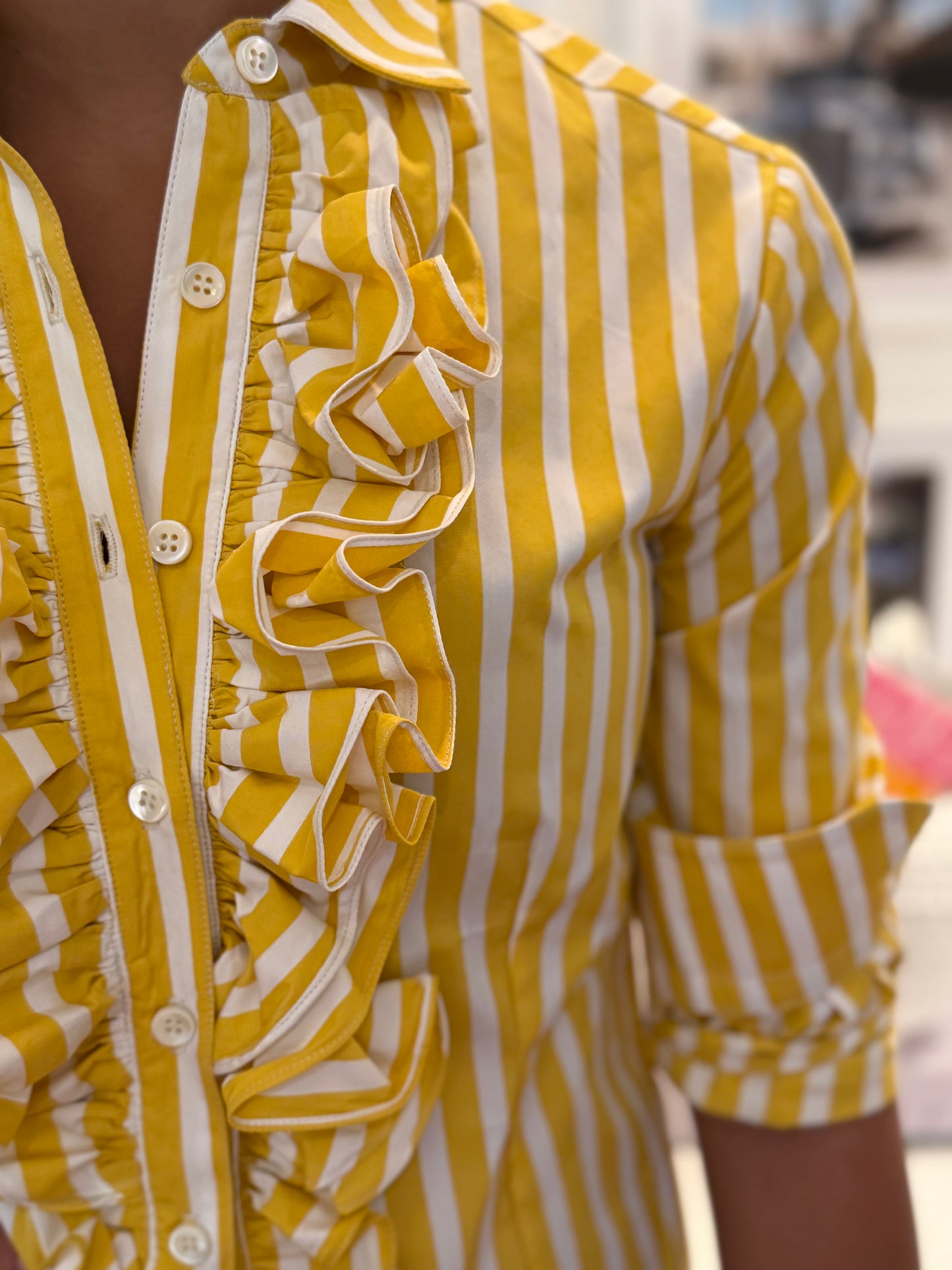HGIRL BELINDA YELLOW STRIPE