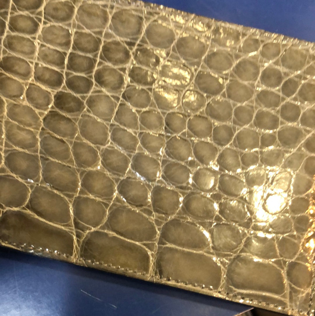 Grey Alligator Wallet