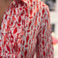 HGIRL BELINDA BLOUSE IN RED LOBSTER