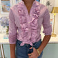 HGIRL BELINDA BLOUSE IN LAVENDER GLEN PLAID