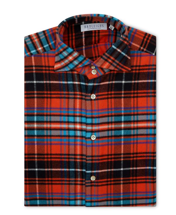 Bold Plaid Flannel Shirt