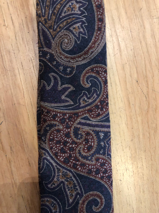 Wool and Paisley Tie