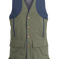 CDC Quilted Vest in Green Technical Fabric