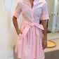 HGIRL COUPE DRESS IN PINK GINGHAM