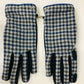 Hunting Gloves-Blue Grey Check