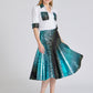 Fancy Camelia Skirt Green Sparkle