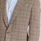 James Jacket in Brown with Blue Plaid