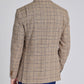 James Jacket in Brown with Blue Plaid