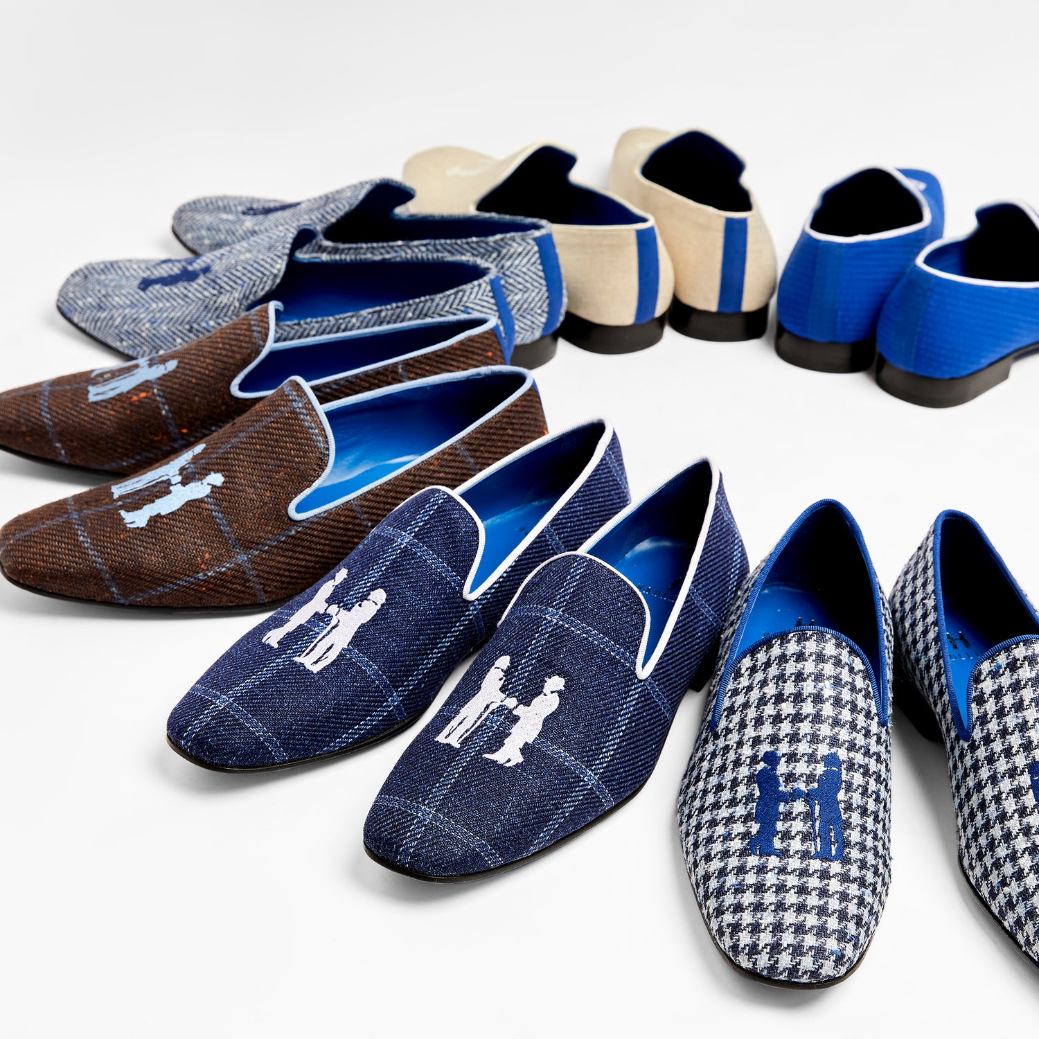A collection of HMAN Slippers