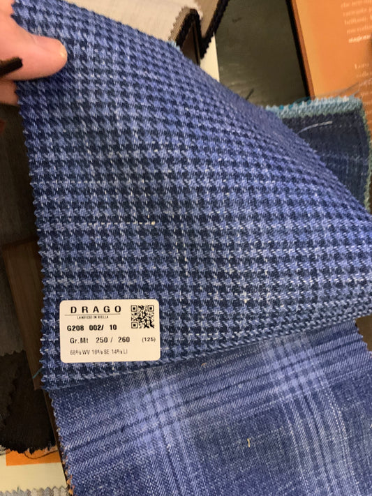 Wes Dickerson (SP24)- Blue Houndstooth Jacket