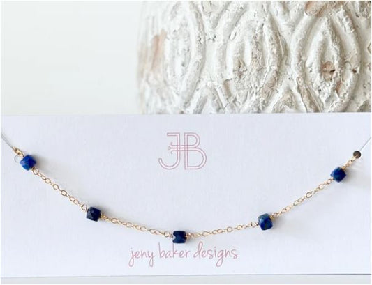 Maddy Necklace in Blue