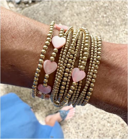 Pippa Pink Solo Heart Bracelet