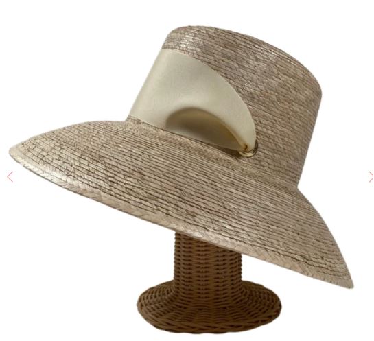 Wildflower Sun Hat - Wide Ivory Grosgrain Ribbon