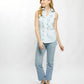 Cinzia Blouse in Aqua Stripe