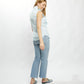 Cinzia Blouse in Aqua Stripe