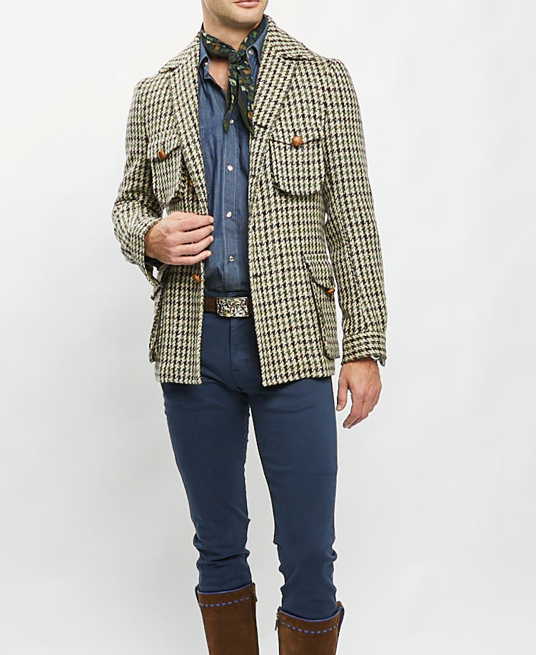 Houndstooth on sale jacket men