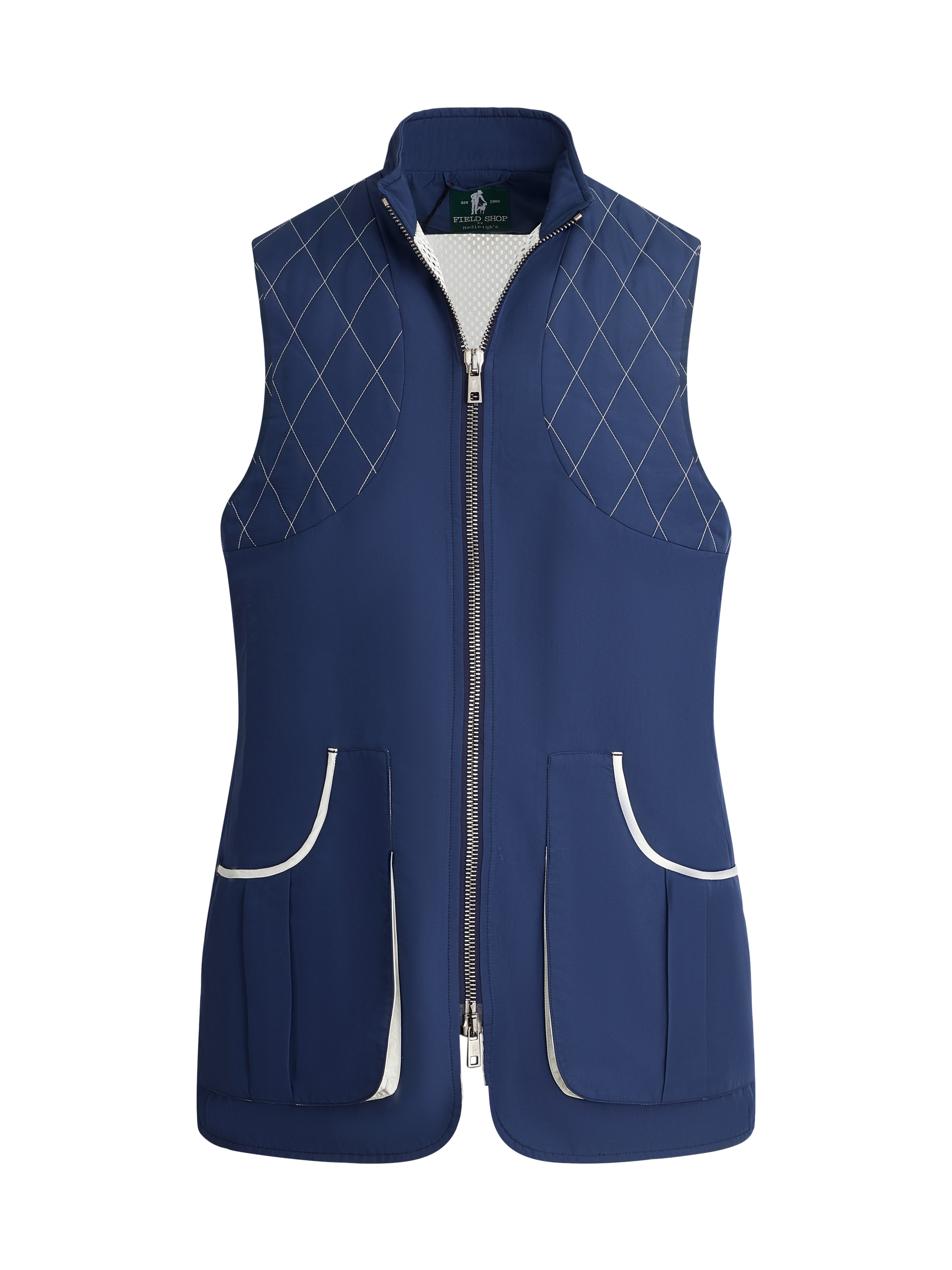 CDC Quilted Banks in Navy and White – Hadleigh's