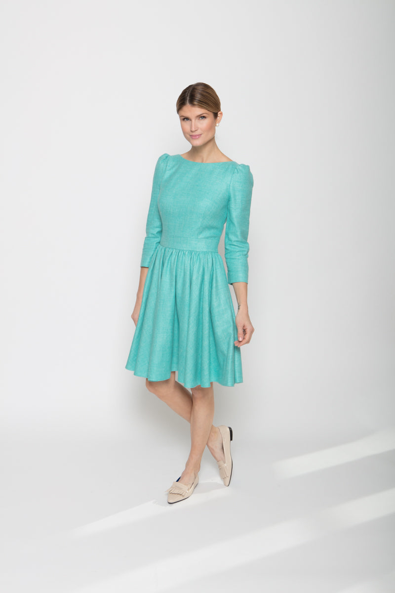 Selene Dress in Seafoam