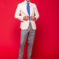 Flannel James Trouser in Medium Grey