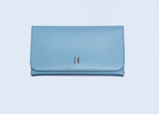 Whitney Clutch in Sky Blue