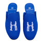Mule in Cobalt with White Logo