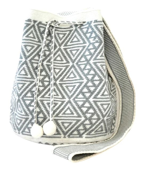 Grey/Blue Modern Day Mochila