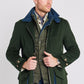Charlie Field Coat in Hunter Green Storm System