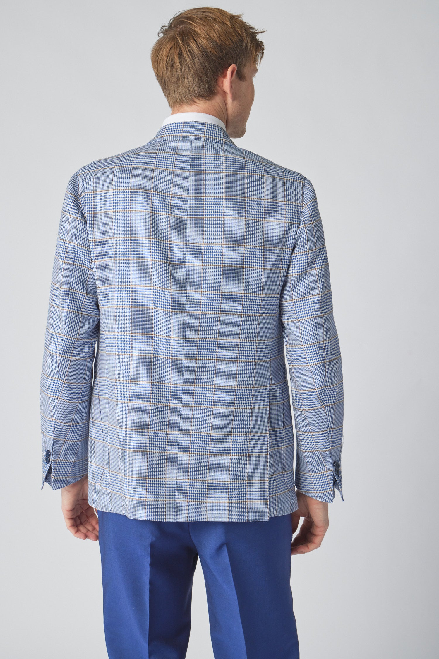 Mens Plaid Suit Jacket Sports Coat Dress Check Blazer - China Formal Blazer  and Wedding Suit price | Made-in-China.com