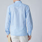 Linen Positano Shirt in Light Blue