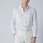 Linen Work Shirt in White