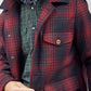 Marco Overshirt in Red/Black Plaid