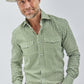 Kacey Field Shirt in Olive Check