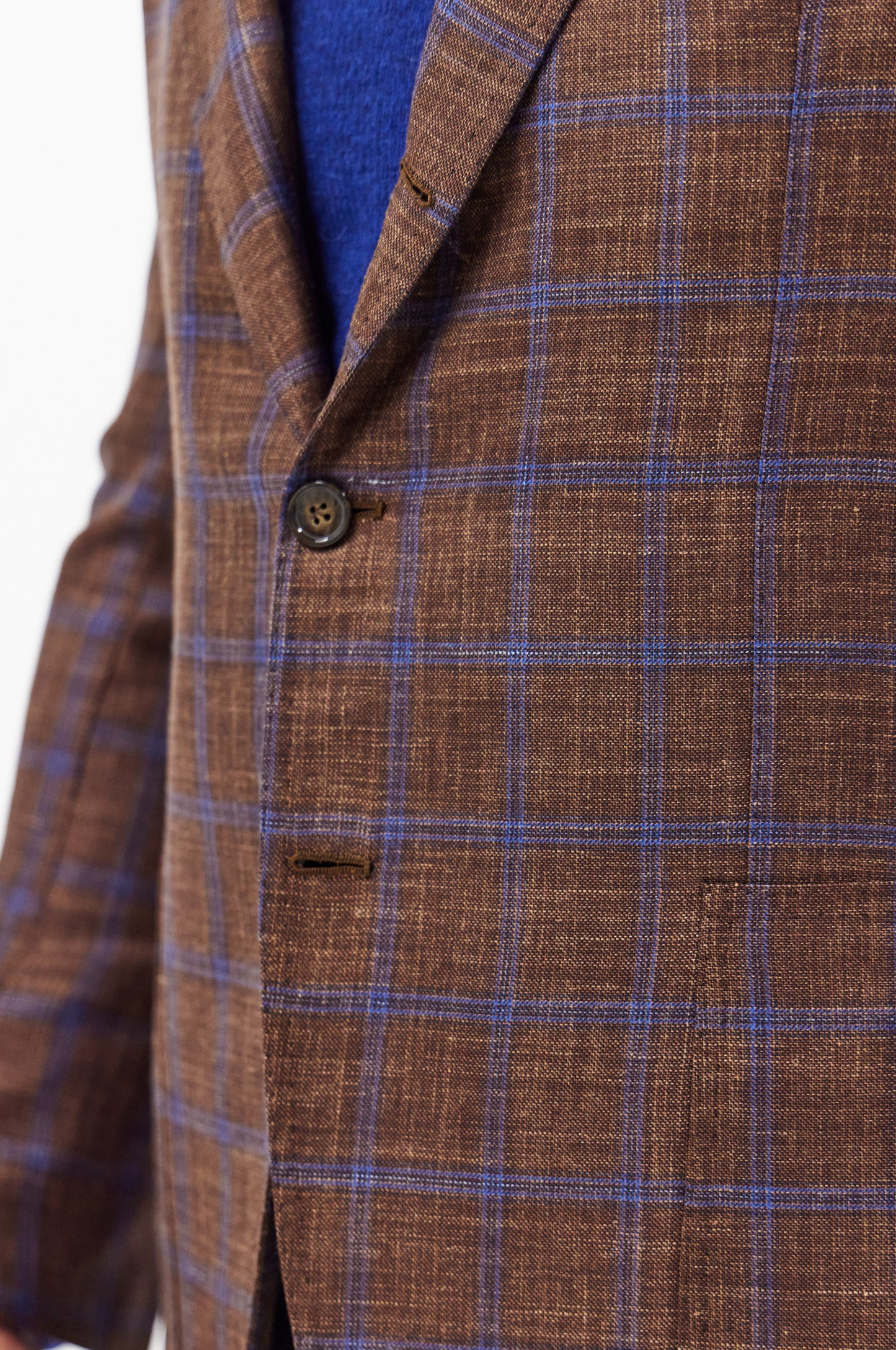 Windowpane Patch Pocket Sports Jacket