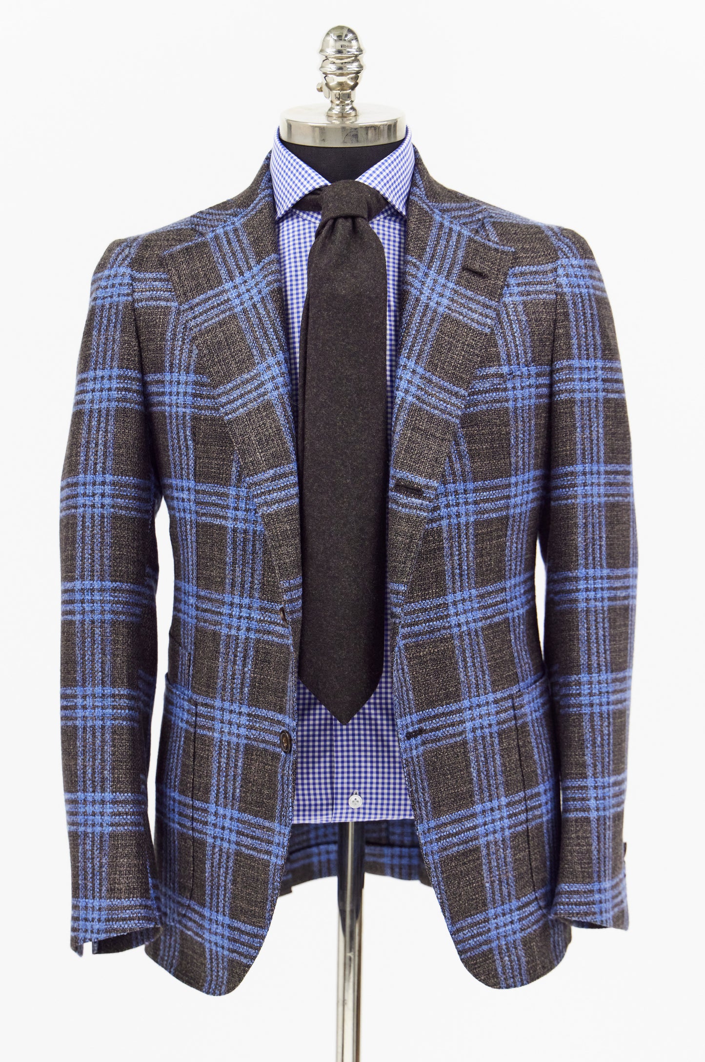 Glen Plaid Patch Pocket Sports Jacket