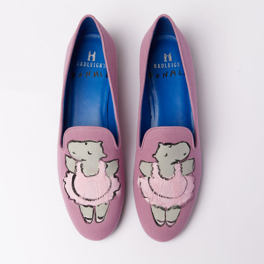 Slipper Painted Hippos / 42