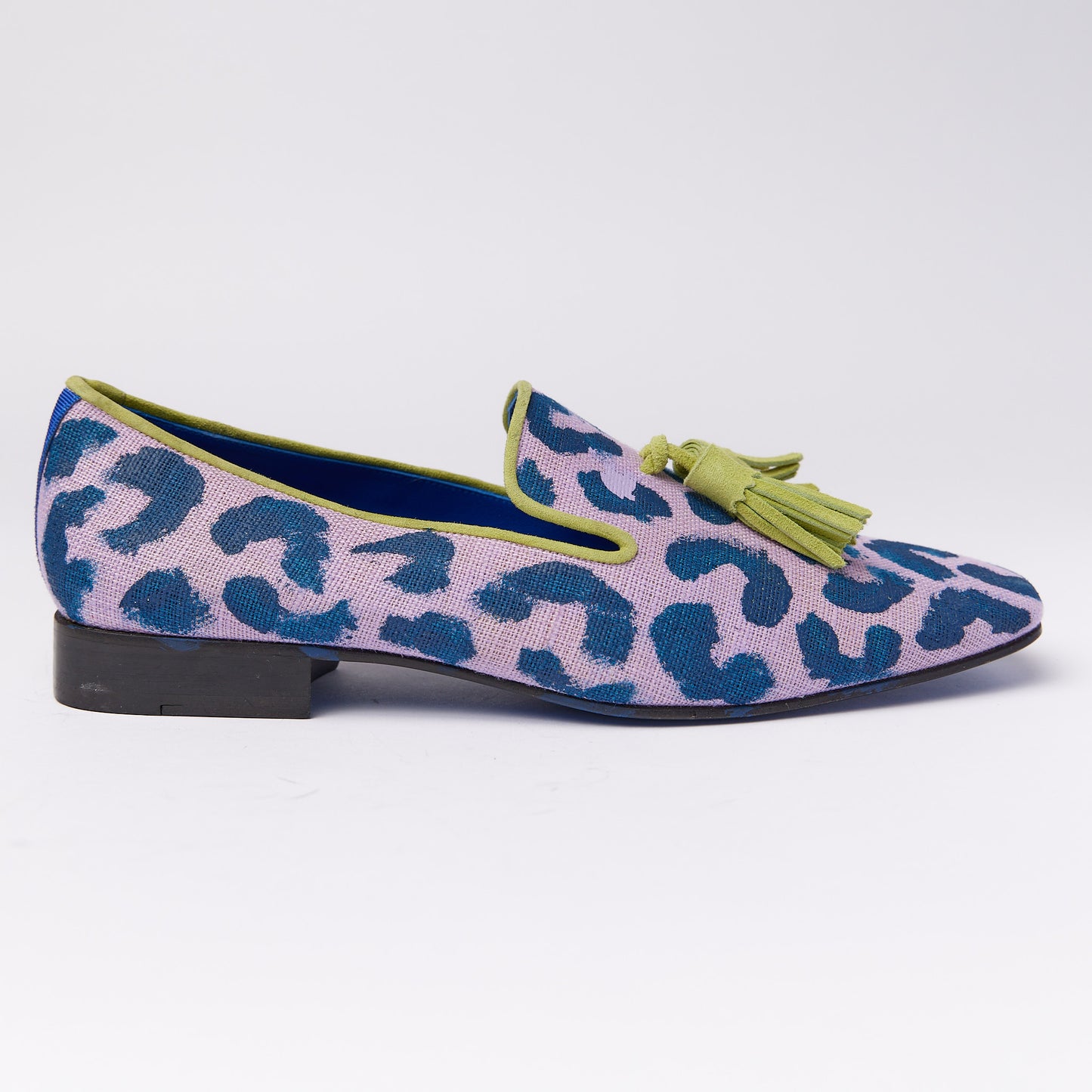 Slipper Painted Leopard Tassel / 42.5