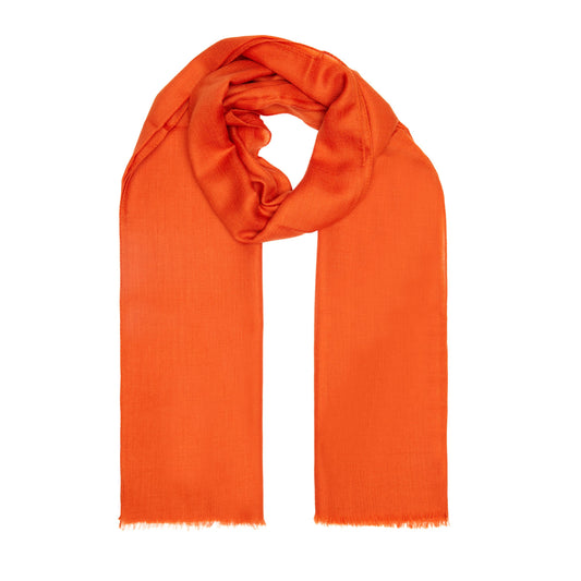 Burnt Orange Cashmere Scarf