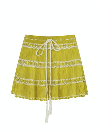 Hand Crochet Striped Skirt